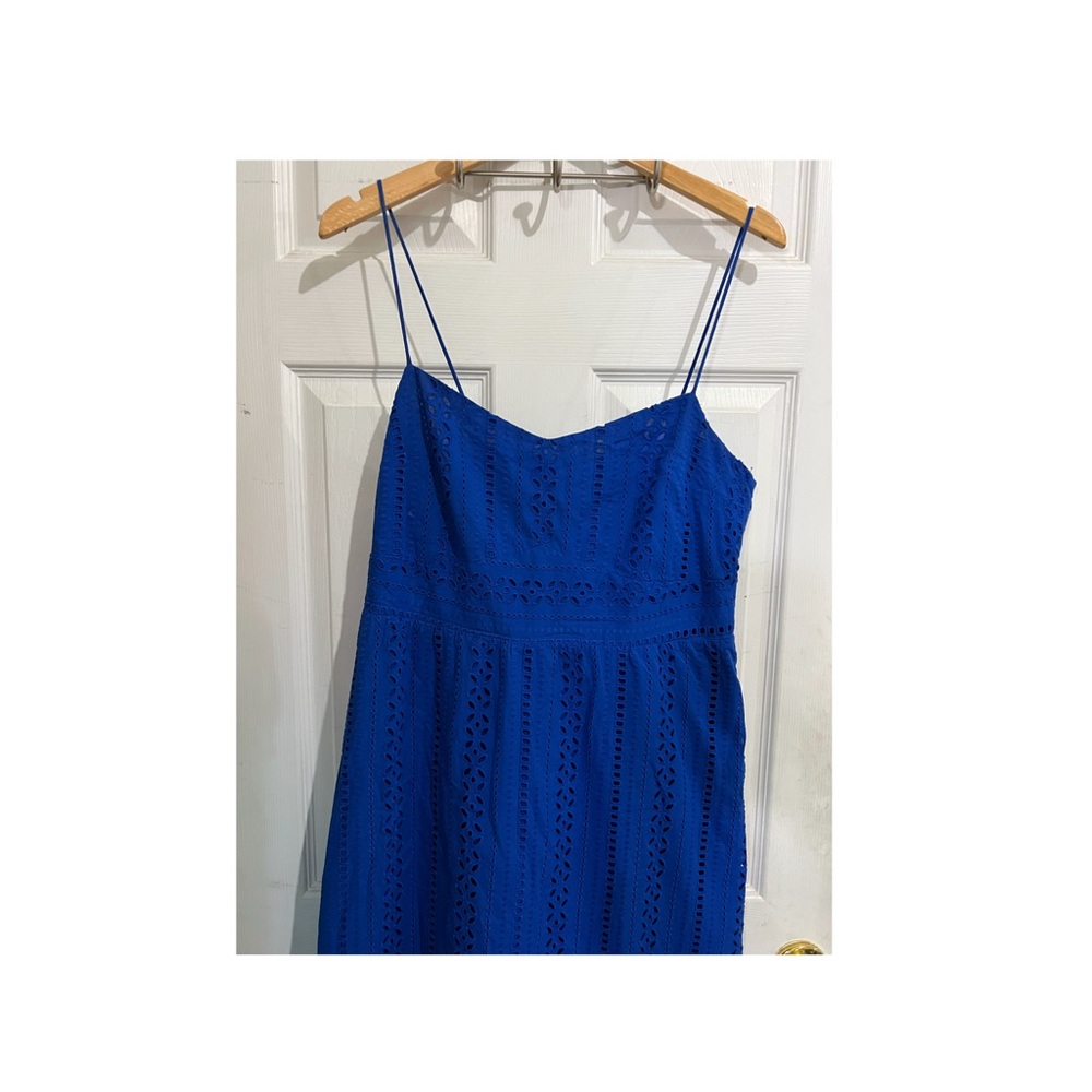 Zara Blue Sleeveless Spaghetti Strap Sundress